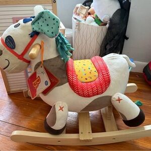 B. toys- Rocking horse- rodeo rocker